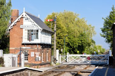 Demiryolu Müzesi ve tren istasyonu, e heckington, east midlands