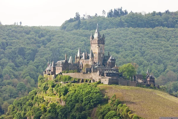 stock image Reichsburg Castle, Cochem, Rhineland-Palatinate, Germany
