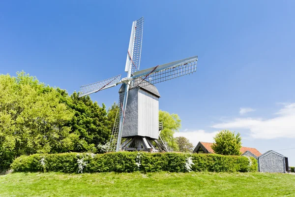 Windmill terdeghem, nord-pas-de-calais, Frankrike — Stockfoto