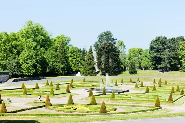 Сад замка Барнард, Северо-Восток, Англия — стоковое фото