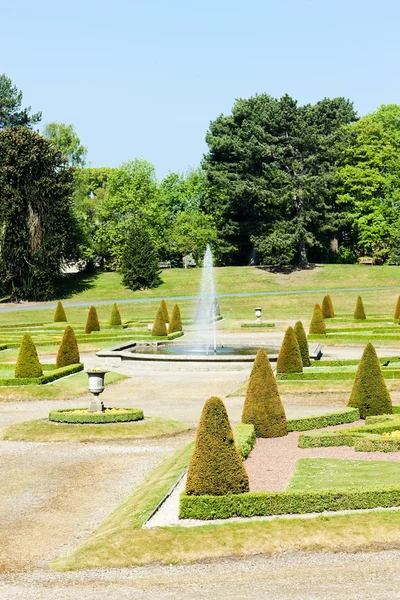Jardín del Castillo de Barnard, Noreste, Inglaterra — Foto de Stock