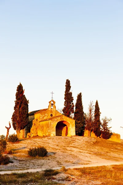 Kapell St. Sixte nära Eygalieres, Provence, Frankrike — Stockfoto