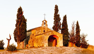 Eygalieres, Provence, Fransa yakınlarındaki Chapel St. Sixte