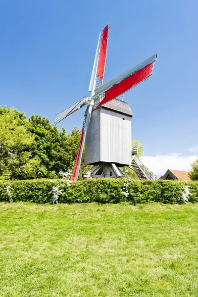 Moinho de vento de Terdeghem, Nord-Pas-de-Calais, França — Fotografia de Stock