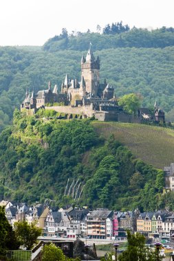 Reichsburg Castle, Cochem, Rhineland-Palatinate, Germany clipart