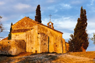 Eygalieres, Provence, Fransa yakınlarındaki Chapel St. Sixte