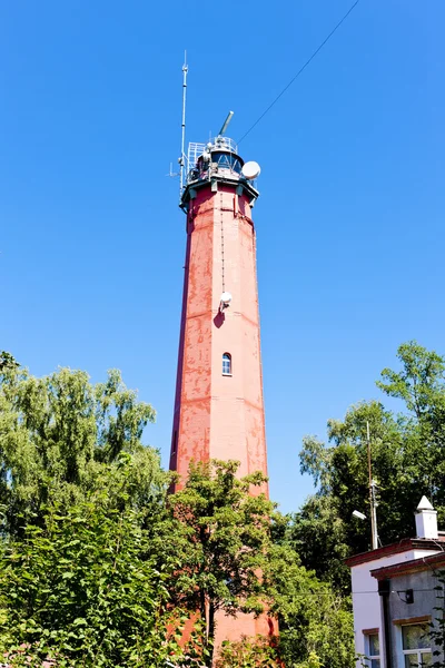 Lighthouse Latia Morska in Hel, Pomerania, Poland — Stock Photo, Image