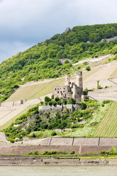 Ruins of Ehrenfels Castle, Rhineland-Palatinate, Germany — Stock Photo, Image