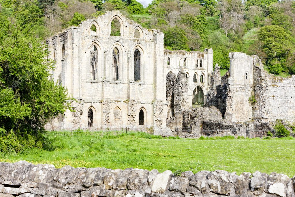 Ruins of Rievaulx Abbey, North Yorkshire, England