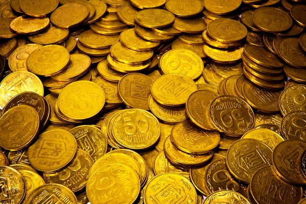 Ukrajinské mince — Stock fotografie
