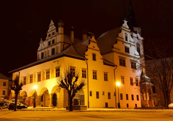 Night scene in old town — Stock Photo, Image