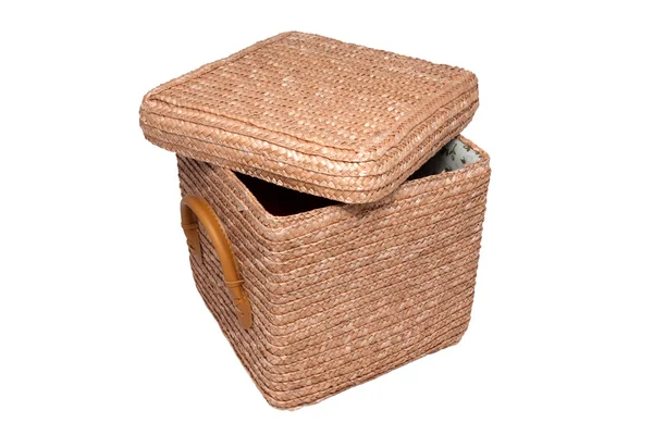 Caja de la cesta con taza — Foto de Stock