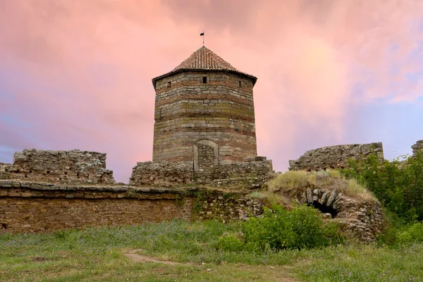 Eski kale Harabeleri — Stok fotoğraf