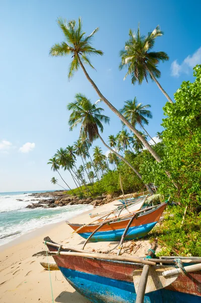 Orörd tropisk strand — Stockfoto