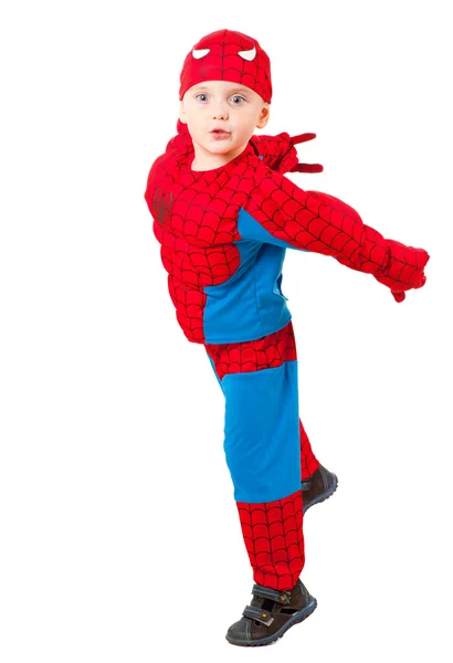 Μικρό αγόρι στο κοστούμι Καρναβάλι — Φωτογραφία Αρχείου