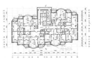 Floor architectural construction plan clipart