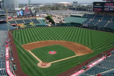 Los Angeles Angel Stadium of Anaheim clipart