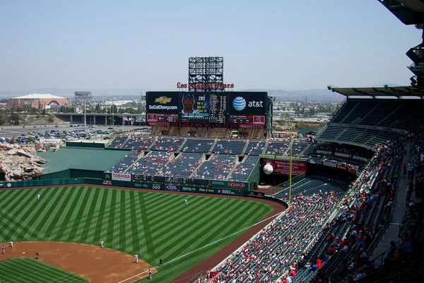 Los Angeles Angel Stadium of Anaheim Scoreboard — Stock Photo, Image