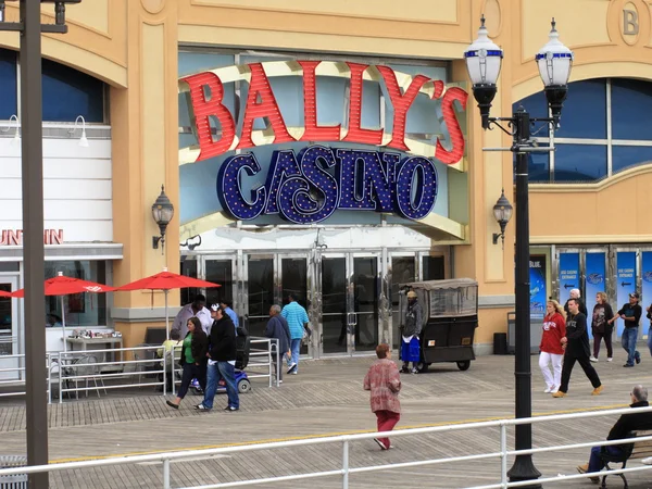 Bally's casino - atlantic city faborítású — Stock Fotó