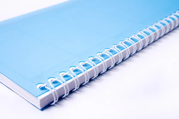 Vista macro de anéis de notebook — Fotografia de Stock