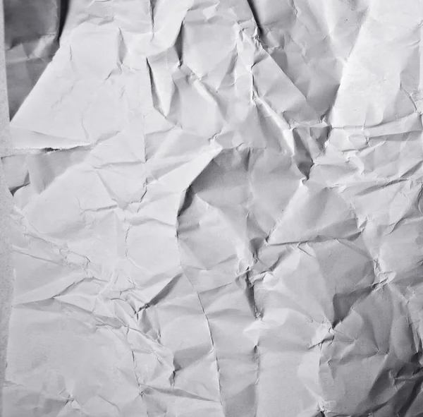 Background - crumpled blank gray paper — Stock Photo, Image