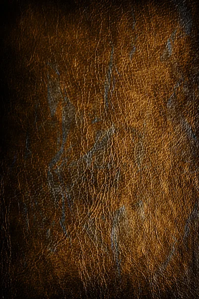 纹理背景-旧复古染皮革 — 图库照片