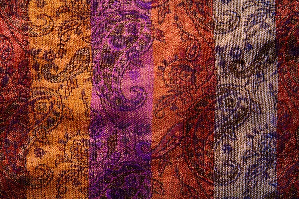 Fundo floral de tecido colorido natural — Fotografia de Stock