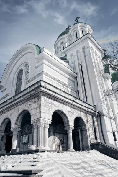 Внешний вид старинной православной церкви — стоковое фото