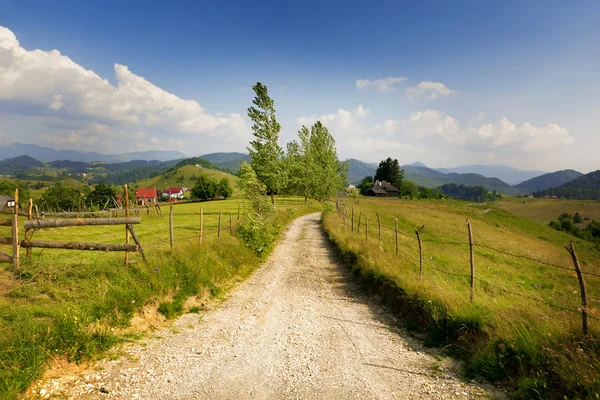 Ländliche Landschaft aus Rumänien — Stockfoto