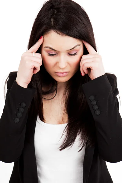 Baş ağrısı ya da migren kavramı — Stok fotoğraf