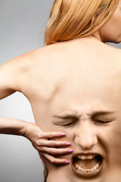 Sırt ağrısı kavramı — Stok fotoğraf
