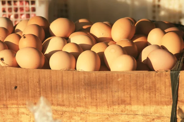Eggs in Market — Stock Photo, Image