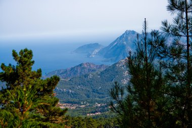 Mountains and sea