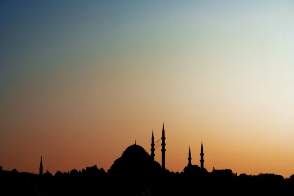 Мечеть и минареты — стоковое фото