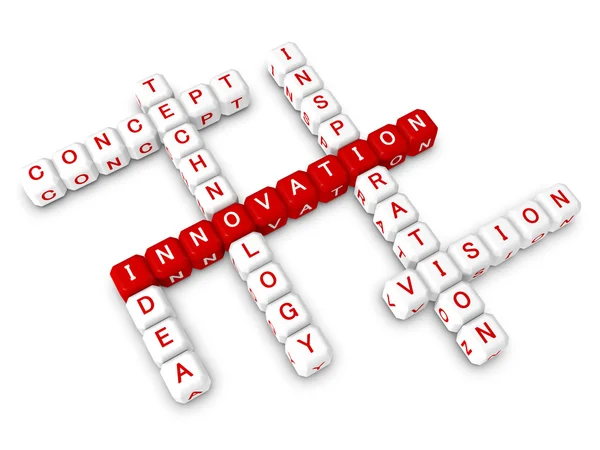 stock image Crossword bussiness innovation concept