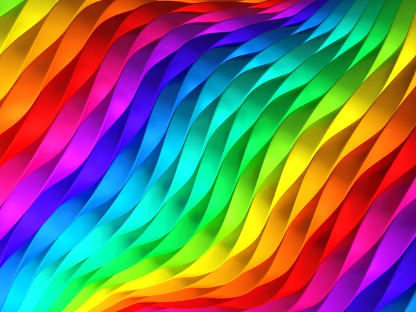 Colorful abstract stripe background 3d illustration — ストック写真