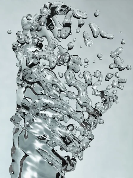 Water splash abstract background — Stock Photo, Image