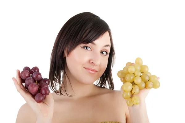 Горсть винограда — стоковое фото
