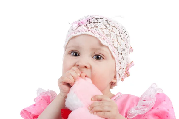 Kis baba lány — Stock Fotó