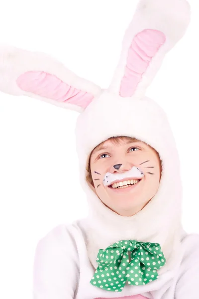 Schattige lachende bunny — Stockfoto