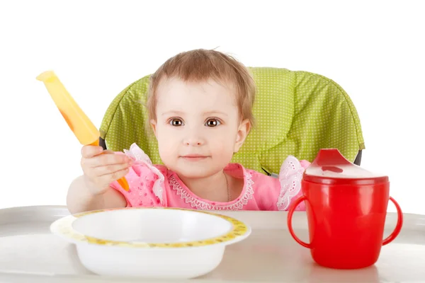 Bebé comiendo — Foto de Stock