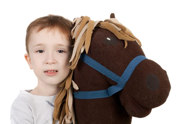 stock image Child and horse