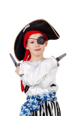 Young pirate clipart