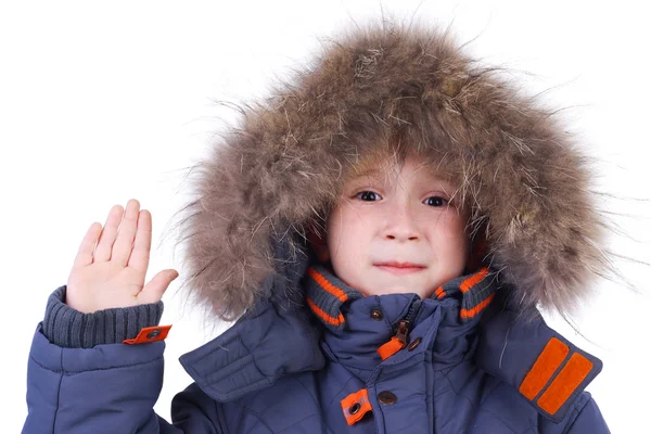 Zimní kid — Stock fotografie