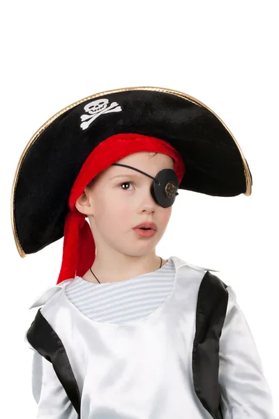 Милый маленький пират — стоковое фото