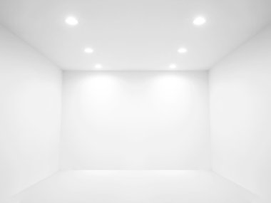 Spot light and blank wall