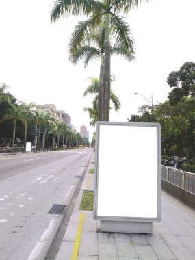 Blank billboard clipart