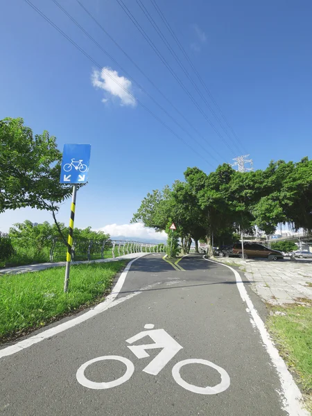 自行车道 — 图库照片