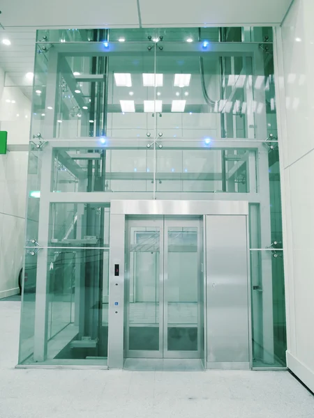 Transparent elevator — Stock Photo, Image