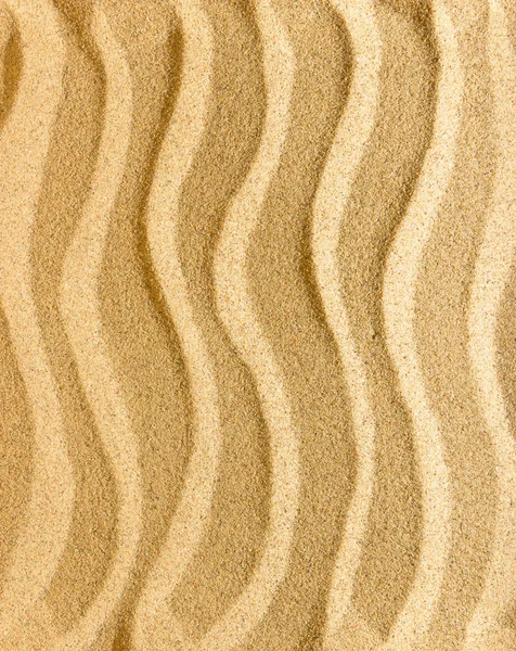 Abstract background. Pure golden sand. Wind and water have created a small dune. — Stock Photo, Image